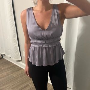Women’s purple top